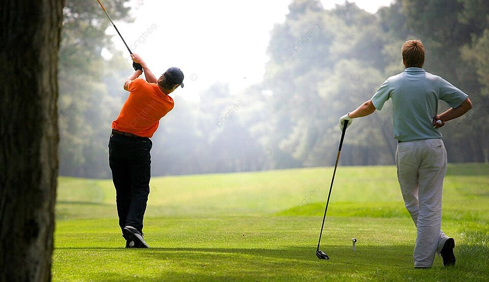 "Young golfers participating in a development clinic organized by the Canada Golf Association."
